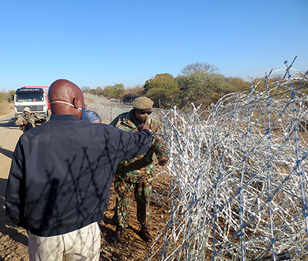Holes poked in Beitbridge's infamous R37 million fence