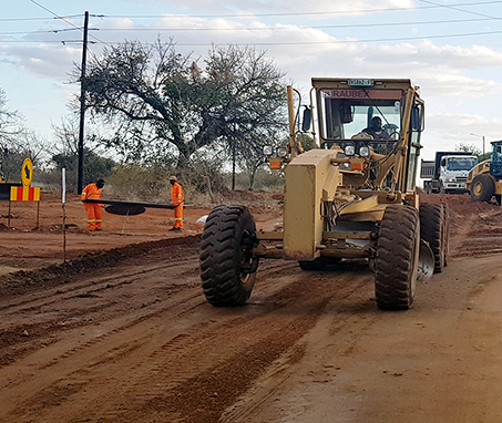 Construction of Harper road resumes