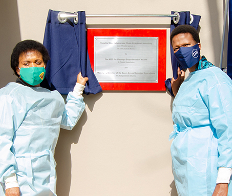 Venetia unveils R10 million Covid-19 testing lab