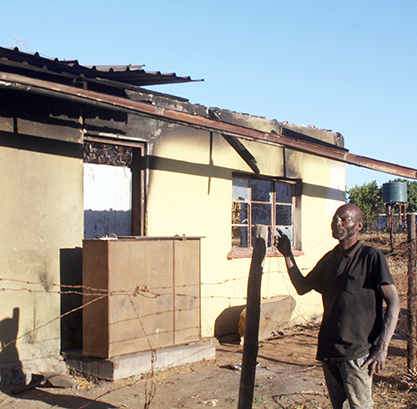 Another Vuwani house burns down