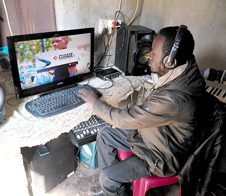 It may by a small mud studio, but it's a big start for Mulaudzi