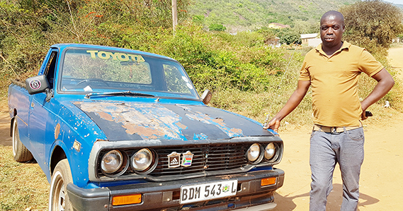 Mashudu will not trade his old Toyota bakkie for anything