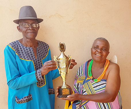 “My wife deserves a trophy - so I gave her one”