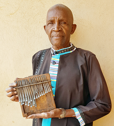 Mathoho keeps the history alive with his old mbila