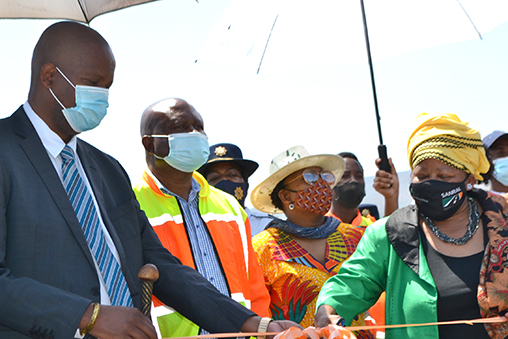 The Musekwa Rural Access Road officially opened