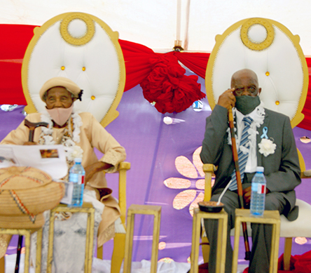 Badugela couple honoured by community