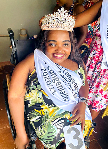 Miss Congeniality 2020 shines with her new crown