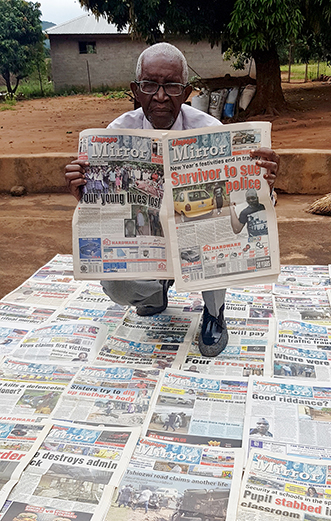 Meet Mr Mathoho, Limpopo Mirror's number one fan
