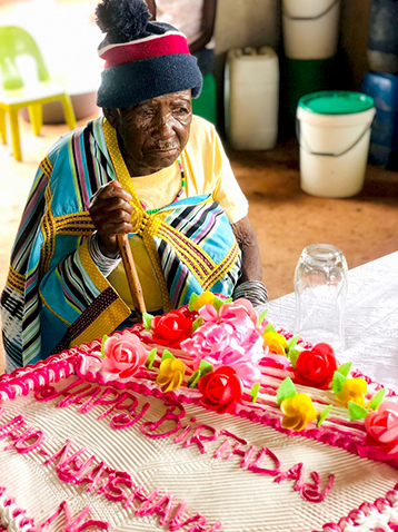 Gogo Mudzanani-Nangammbi celebrates 100th birthday