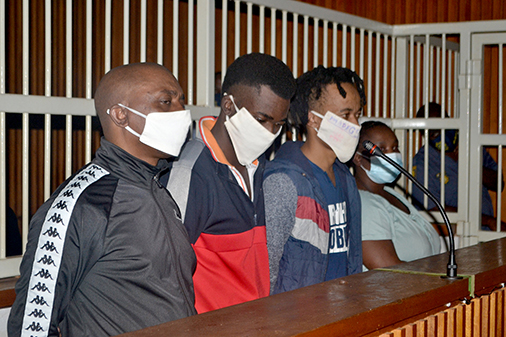 Four in court for “Valentine murder”