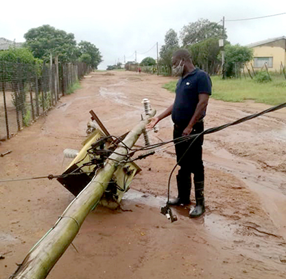 Families left roofless after heavy storm