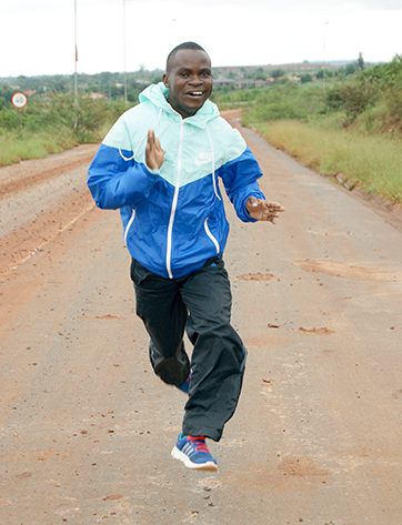 Special Olympian calls on people to remain positive