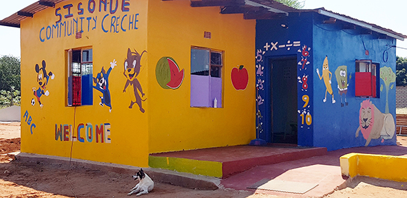 Kind-hearted teacher donates crèche to village