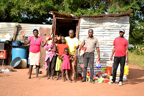 Poor family pleading for an RDP house