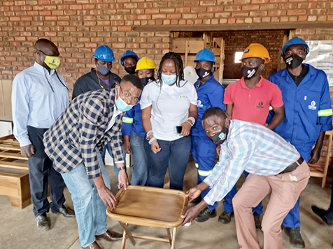 Limpuma project aims to teach residents to make wood furniture
