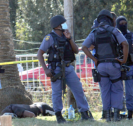 Suspect shot dead in Sunday morning shootout