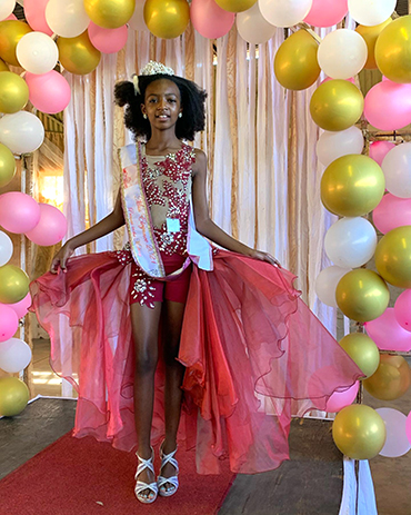 Ten-year-old Tshedza crowned 'Princess in the Making'