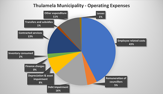 Thulamela promises more roads, but salary bill remains high