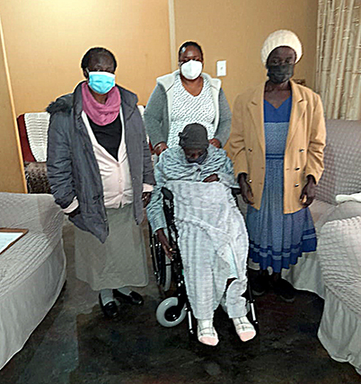 Brand new wheelchair for 116-year-old granny