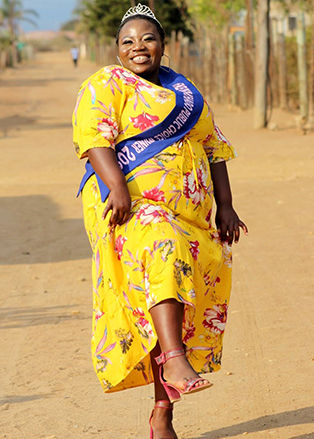'I am a proud, black, plus-size woman,' says Nthabi