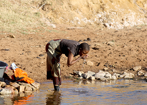 Trouble in the water at Thononda village