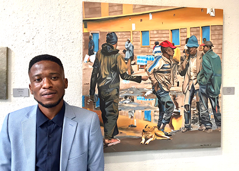 Thabo wows art lovers in Cape Town