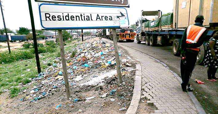Swarms of flies and stench greet visitors at border post