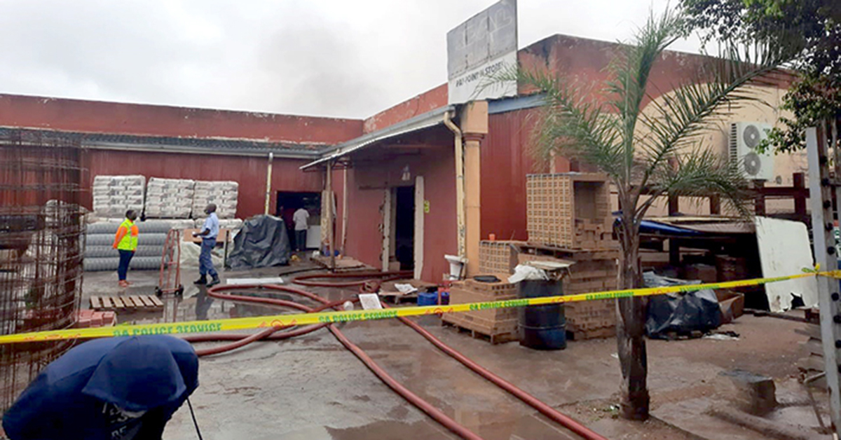 Fire destroys well-known supermarket