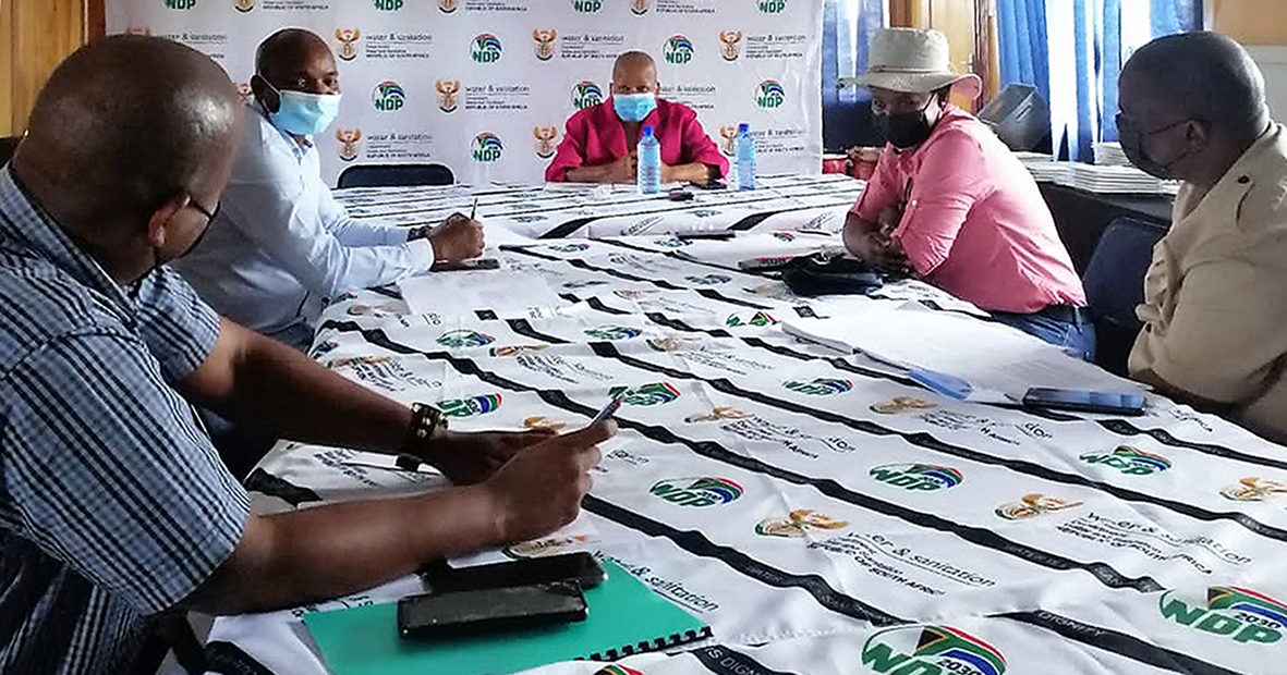 Magadzi not happy about delays on bulk-water project