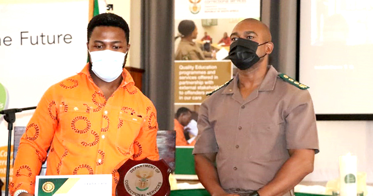 Inmate at local prison boasts top 2021 matric results
