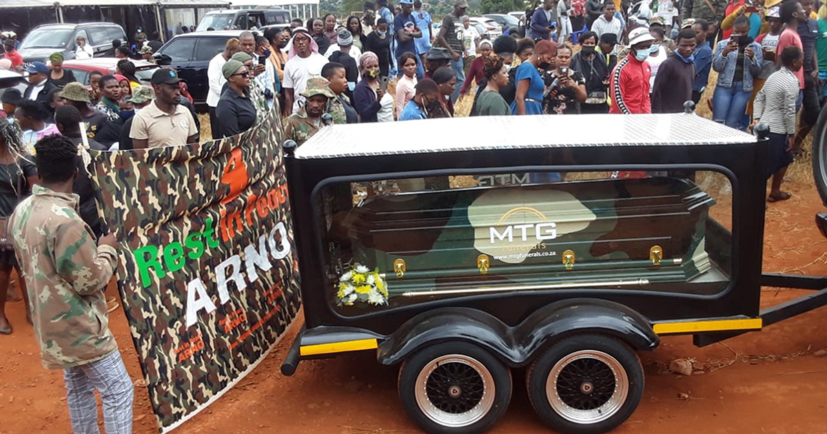 Mourners remember the good side of Arnold Soldier Lion Mudau
