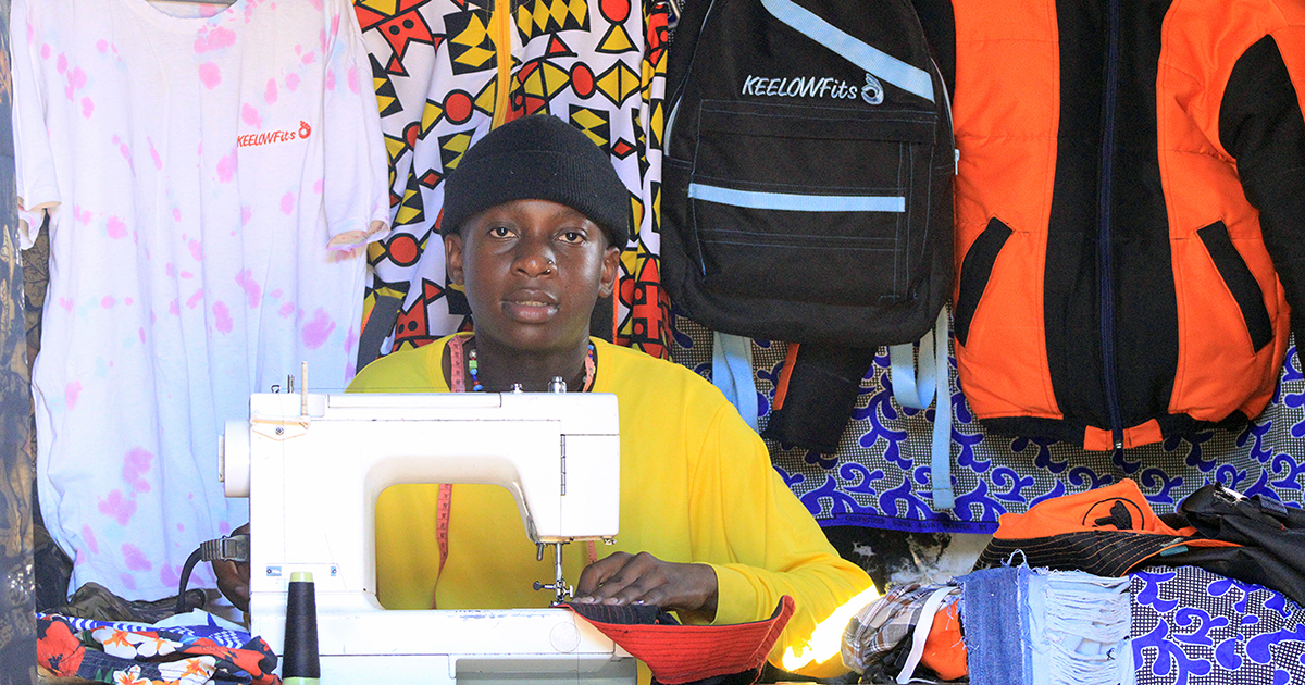17-year-old fashion designer aiming for the catwalks