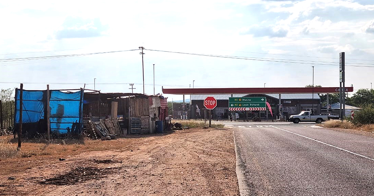 N1 spaza shop owner gives SANRAL the middle finger