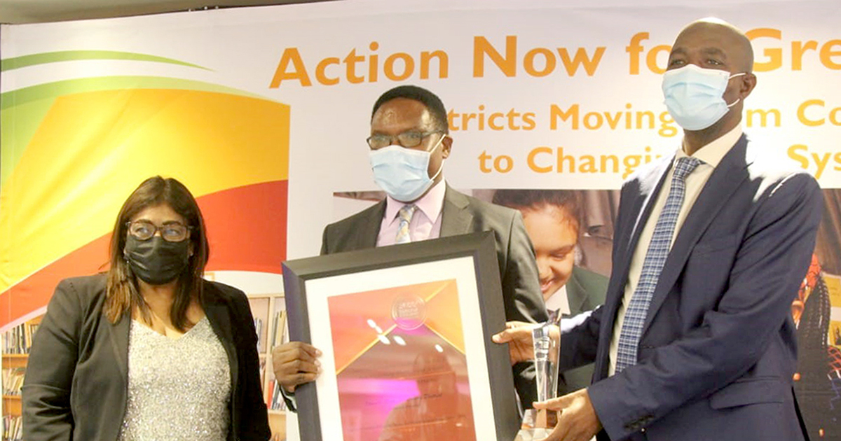 Award for Vhembe Education, director says they can do better