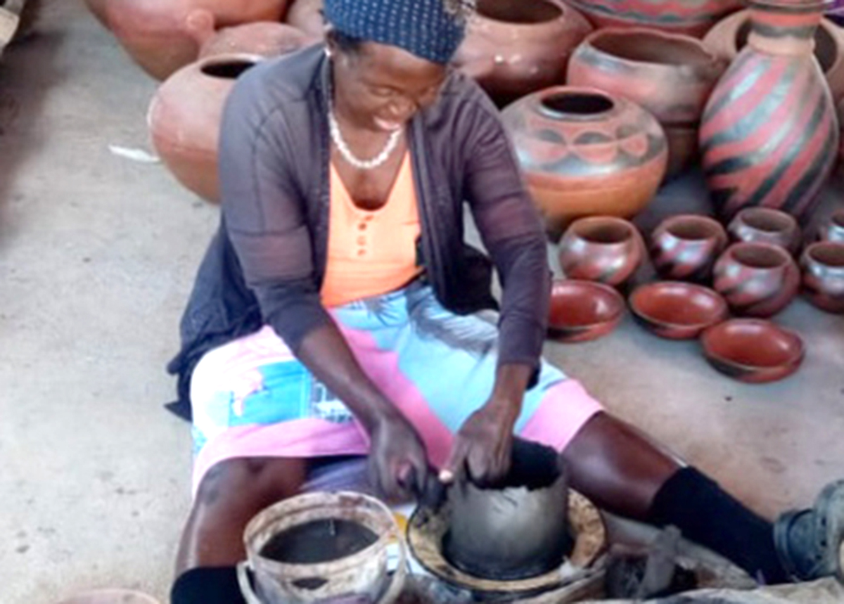 Clay allows Mudau to make a living from her creativity