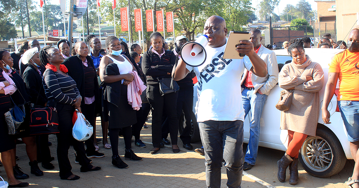 Total shutdown at Elim mall