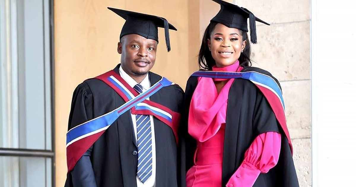 While SA was in lockdown, Tshivase couple studied on