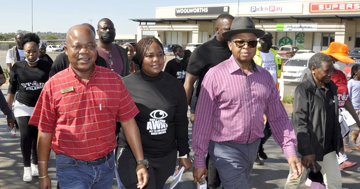 Victims encouraged to speak at launch of GBV campaign