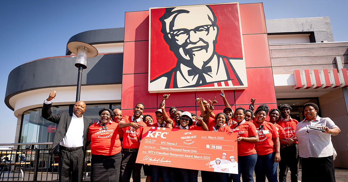 KFC Sibasa gets voted friendliest branch in SA