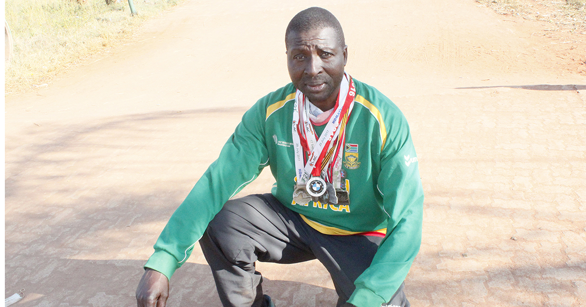 Running champion with no money