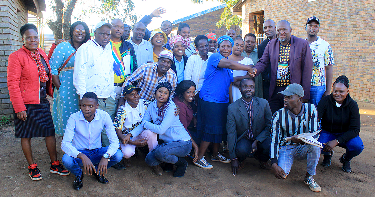 Mpheni residents put trust in Sanco to improve service delivery