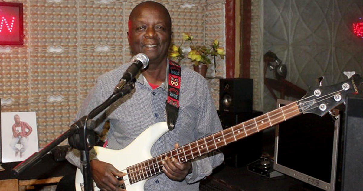 Bass guitarist Mbevhana records third album in his own studio