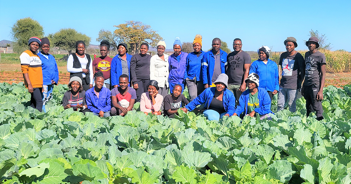 Young people must farm to sustain themselves