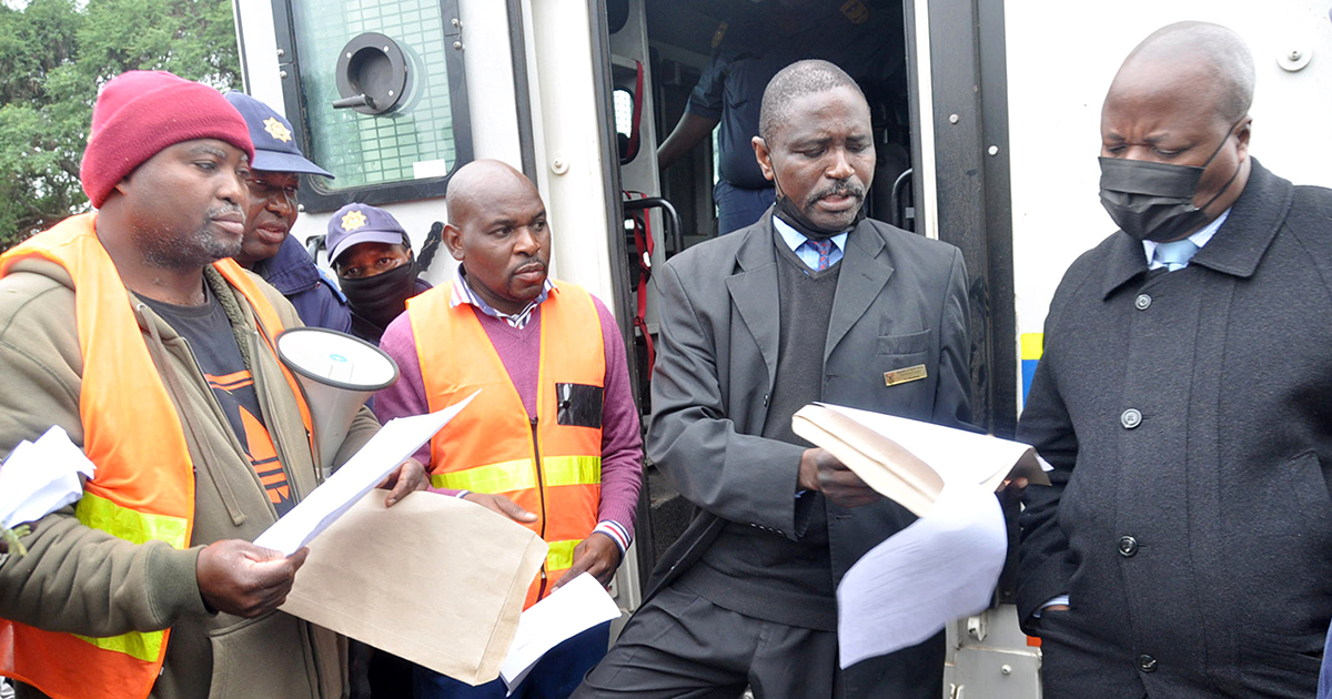 Protest follows release of alleged dangerous suspect