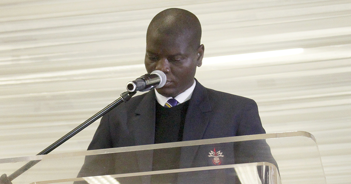 Lamola encourages students to protect women and children