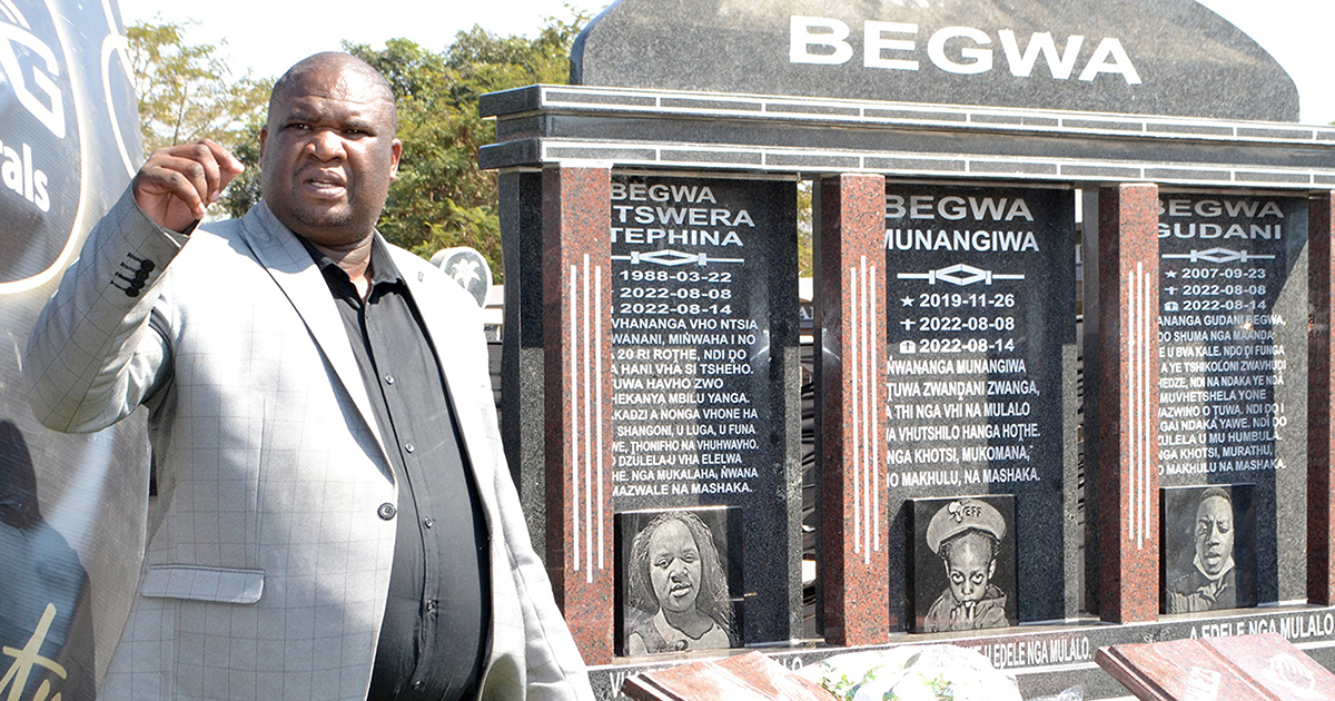 Wife and two children of Cllr Begwa laid to rest