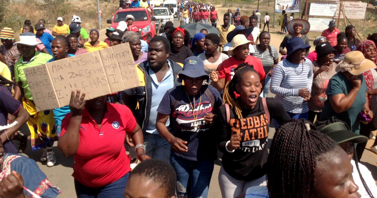 Vyeboom residents march for better policing