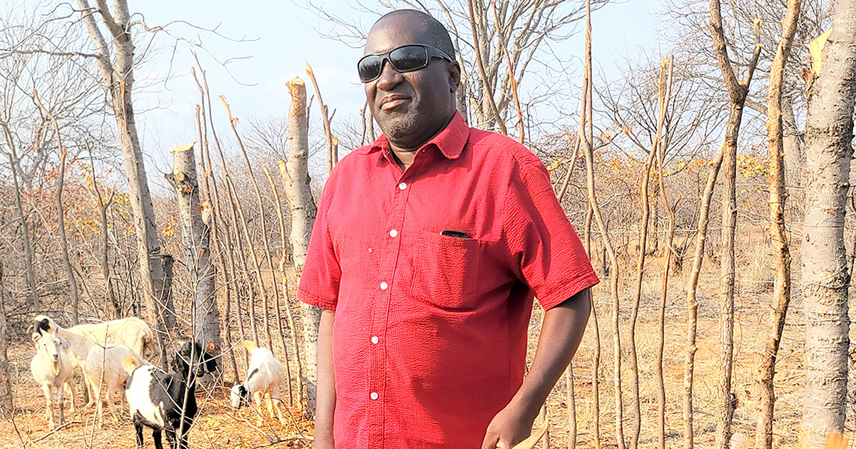 Blind farmer sees a future, but there are still many obstacles