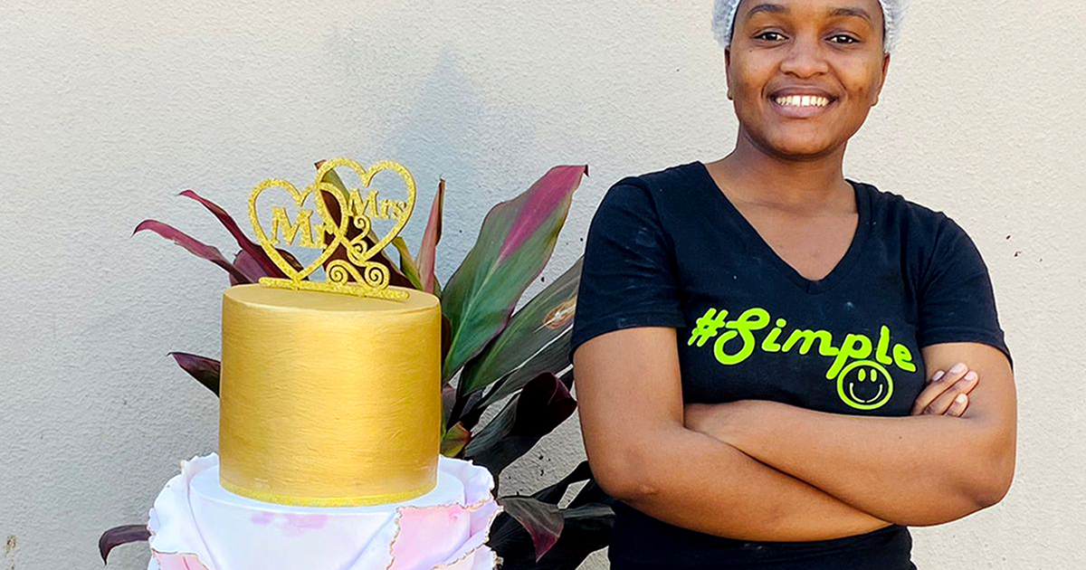 Customers just love Khuliso's cakes