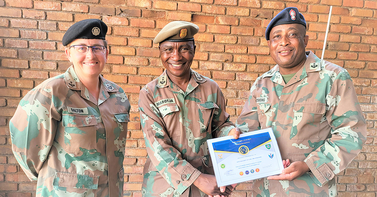 SANDF members return home for well-deserved rest